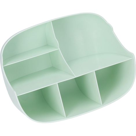 Boîte de Rangement Organisateur Bureau avec 6 Cases pour Fournitures de Bureau et Maison (1/5)