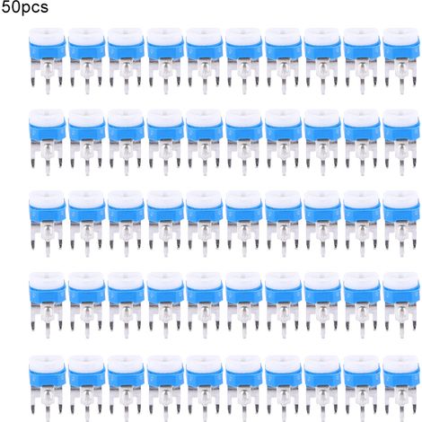 Potentiometer Variable Resistor 10K Ohm Horizontal Blue White Electronic Component For Circuit Repair 50 Pieces (1/5)