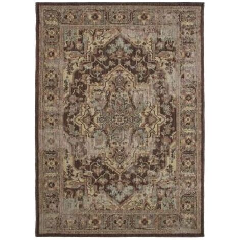 Tapis salon oriental marron 110x160 (1/4)