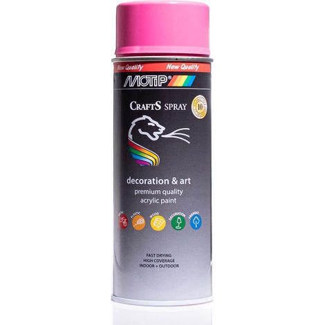 Tavolozza di vernice spray acrilica RAL 4003 rosa 400 ml CRAFTS (1/5)
