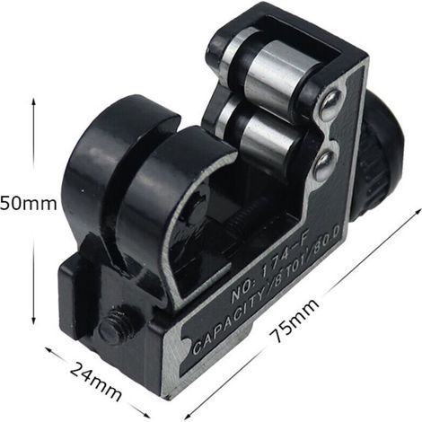 Mini Coupe-Tube (3-28mm), Machine de Découpe pour Tubes/Tuyaux en Cuivre, de Laiton, PVC, Plastique et Aluminium, Convient pour la maison et les petites réparations (1/3)