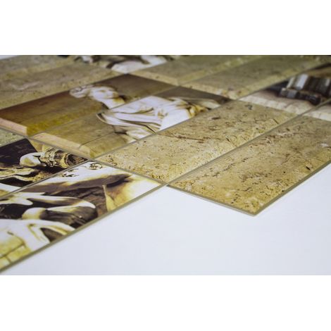 PVC Wandpaneele - pflegeleichte Stein-, Holz- & Bildmotive - RESTPOSTEN: TILE FIRENZE