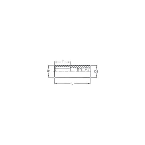 VASO DE IMPACTO LARGO 1/2' 920628N
