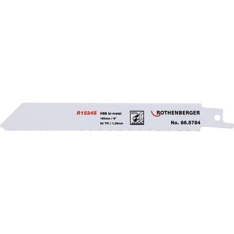 Lama universale ROTHENBERGER, 150x20x0,9, 24 TPI (confezione da 5) - 865784 (1/2)