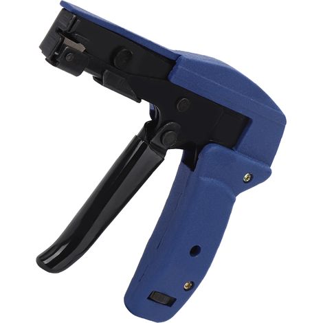 Pistolet à serre-câbles en acier allié au chrome-vanadium bleu pour colliers de serrage en nylon, outil de tension (1/5)