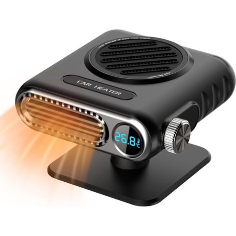 Tragbare Autoheizung - Schneller Enteiser - 12 V - Kompakt - Auto-Heizlüfter - Windschutzscheiben-Entnebelungssystem - Wintergebrauch - Reisesicherheit (1/5)