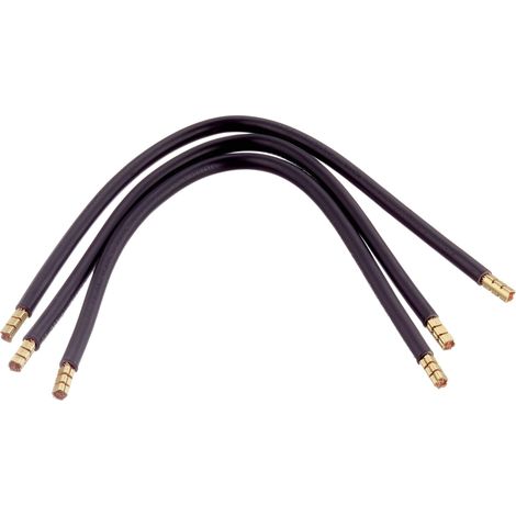 Unitec, 40192, Copricavi con capicorda, 265 mm, 10 mm², 3 pz, colore: Nero (1/2)