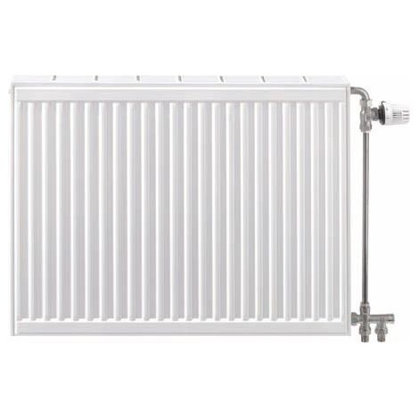Radiateur eau chaude acier horizontal habillé Compact All In RAL 9016 type 22 H900xL400 958W - CARADON STELRAD BV