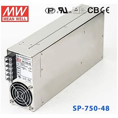 MeanWell SP-750-48 Alimentatore Trasformatore 48V 15,7A 750W Con Ventola IP20