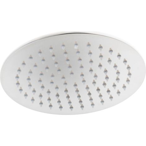 Lineabeta - Pomme de douche ronde de 25 cm en acier inoxydable de