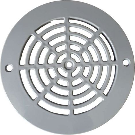 Hayward – Grille bonde de fond de piscine PDFX9958LG – Diamètre 19.5 cm – Épaisseur 0.8 cm – En ABS gris clair résistant aux chocs