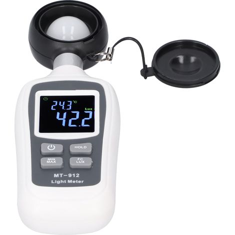 MT-912 Handliches digitales Lichtmessgerät LCD Mini-Luxmeter Luminometer Photometer 0200K Lx (1/5)