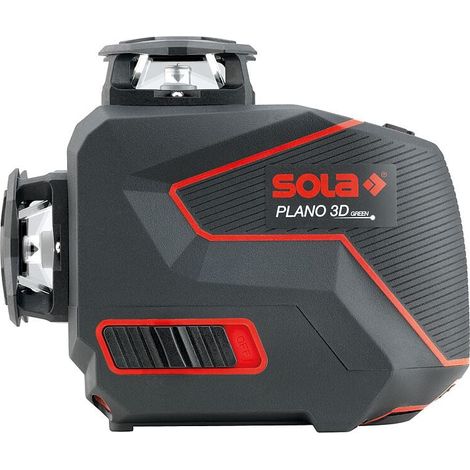 Niveau laser Sola 360º avec lignes visibles et support, compact et léger. (1/5)
