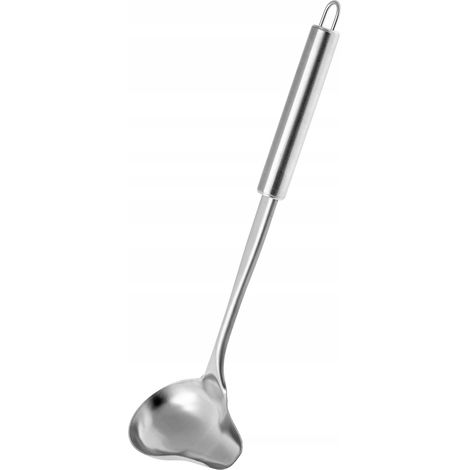 KADAX Schöpflöffel, Soßenlöffel aus Edelstahl, Saucenlöffel, silber