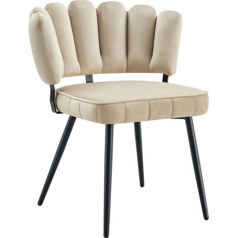 Table ronde 60 cm avec 2 chaises de salle à manger en tissu, plateau MDF, pied central stable et design moderne pour salon ou coin repas  CHICFURN (1/5)