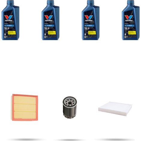 Kit tagliando 3 FILTRI e 4L OLIO compatibile con Suzuki S-Cross 1.6 88kw dal 2013 (1/5)