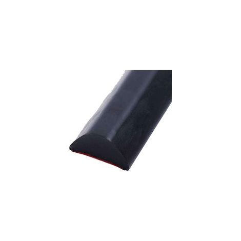 Barrière anti-inondation pliable pour salle de bain (1 pièce), en caoutchouc, pour séparation eau/sec, cuisine et douche. Seuil de douche/cuisine en silicone noir (1/5)