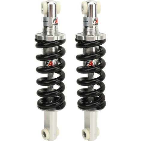 Paire d'amortisseurs 200mm, charge 680kg, suspension renforcée pour moto tout-terrain 47cc-125cc, quad et kart, amortisseurs avec ressort, kit de 2. (1/5)