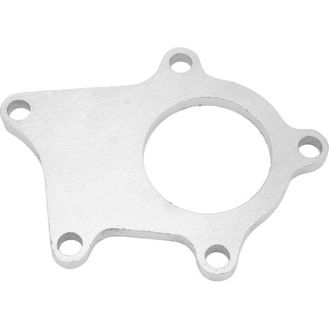 Plaque d'échappement de turbocompresseur, 5 boulons, soudable, bride de descente en acier doux T-304, universelle pour T3 et T4 (1/5)