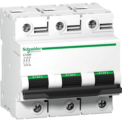 Interruptor automático en miniatura SCHNEIDER 125A 3P 10000A 415V térmico-magnético