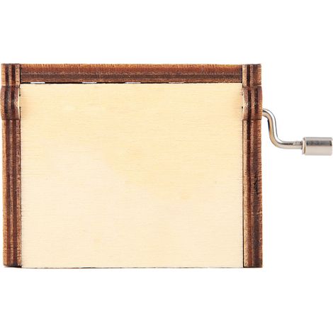 Boîte à musique vintage en bois blanc sculpté, cadeau rétro (Harry Potter) (1/5)
