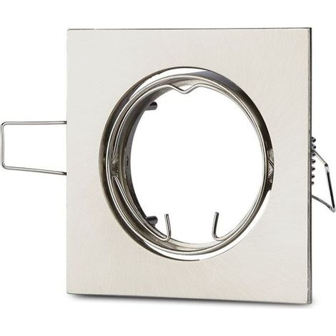 Horientable instalado cuadrato gu10 gu10 color nickel satinato 3591