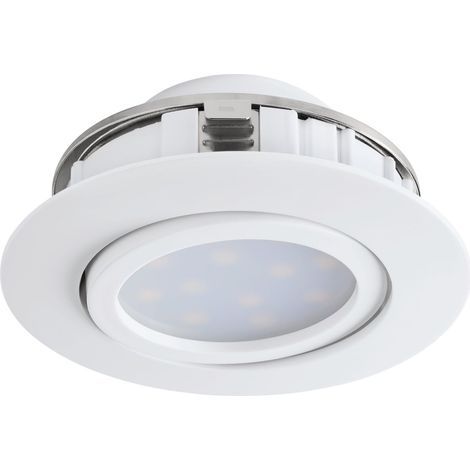 Eglo LED Spot encastrable Pineda, spot LED en plastique, luminaire encastré (1/5)
