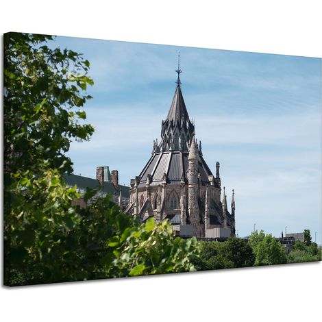 Leinwandgemälde Architektur Kirche 120x80 cm