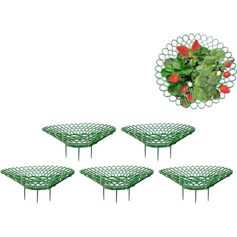 CCYKXA Strawberry Plant Support, Adjustable Strawberry Frame, Fresh Frame Support, Versatile and Reusable Growing Supports to Keep Garden Clean, Protection Against Rot and Mold (1/5)
