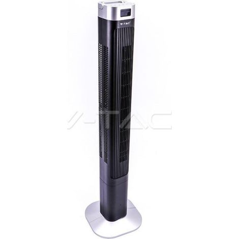 Ventilador v-tac led 55w 116cm con display y mando a distancia 7901