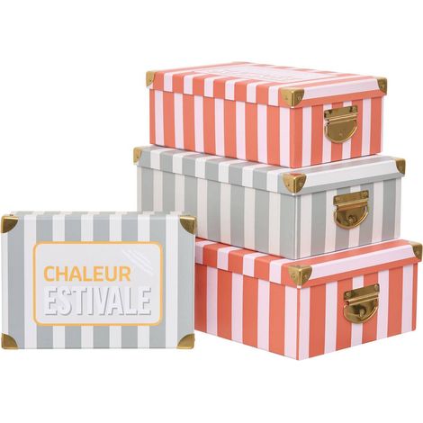 4 scatole box l28/31,5/36/40cm - 5five