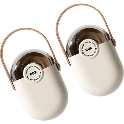 Boîte de rangement de savon avec Design Visible et plateau-Beige
