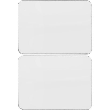 Lot de 2 autocollants miroir pour smartphone, à coller sur un miroir de maquillage. Autocollant en acrylique.-5.00X3.80X0.20CM (1/3)