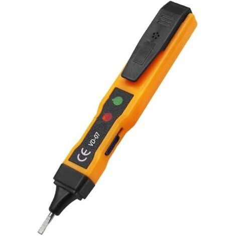 Penna tester di tensione CA senza contatto, rilevatore CA 70-250 V, doppio allarme acustico, identificazione filo neutro/fase, rilevamento del punto di interruzione (1/5)