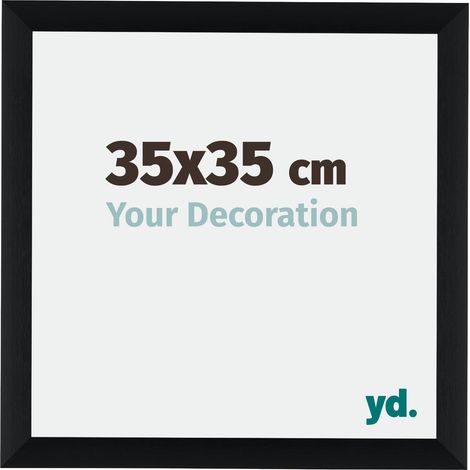 yd. - Cadre photo 35x35 - Noir Brosse - Aluminium - Tucson (1/5)