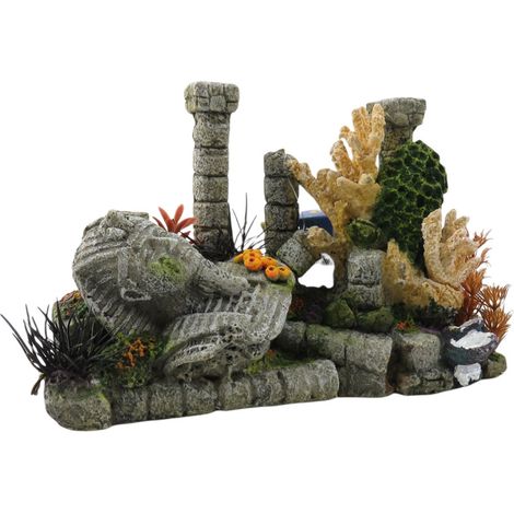 Bois avec cruches Décoration aquarium 25 x 13.5 x 14 cm. - animallparadise (1/5)