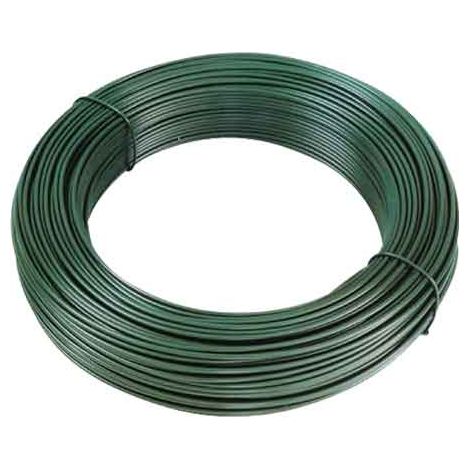 FILO MULTIUSO PLASTIFICATO IN FERRO ZINCATO VERDE 2,2 mm x 5