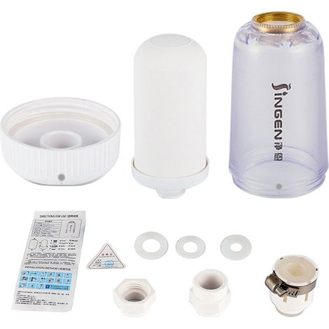 Faucet Water Purifier Home Kitchen Tap Water Filter Sink Faucet Nozzle Purifier Filter Totally 1 Filter Cartridge
