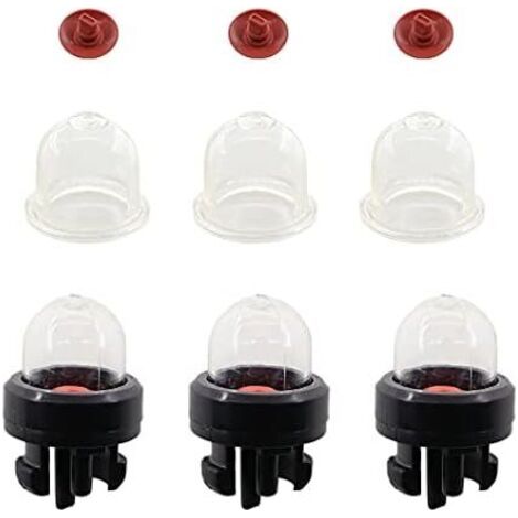 Lot de 3 pompes d'amorçage 22 mm – Compatible tronçonneuses Stihl FS38 FS40 FS45 FS50 FS55 – Remplace les numéros OE 188-512, 4130 350 6200 (1/5)