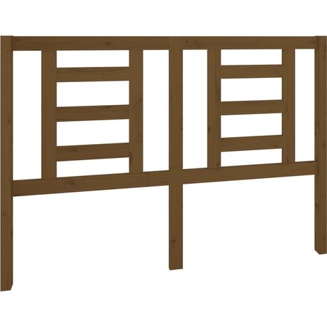 Maison Exclusive - Kopfteil Honigbraun 141x4x100 cm Massivholz Ki