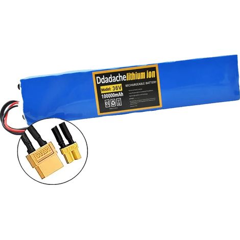 Batterie, capacité 100Ah, protection BMS intelligente, ami XT60-XT30 (1/2)