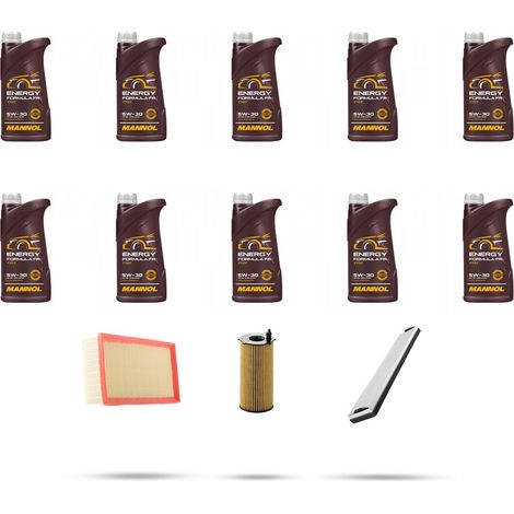 Kit tagliando 3 FILTRI e 10L OLIO compatibile con Land Rover III (L322) 3.6 D 4x4 200kw dal 2006 (1/5)