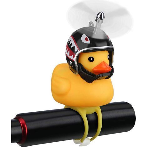 Fahrrad-Canard-Sonnette, Fahrrad-Canard-Zubehör aus Kautschuk mit LED-Beleuchtung, Führung durch den Mignon-Helice, Signalton für das Fahrrad von außen (1/5)