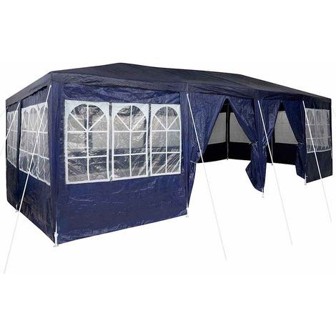 Party Tent Blue and White 800 x 400 x 266 cm vidaXL (1/5)