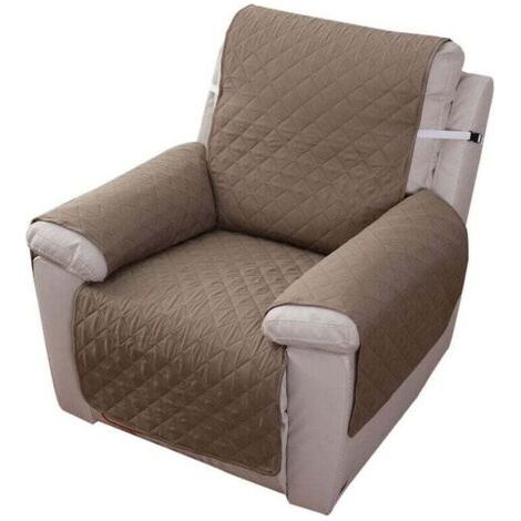 Housse Fauteuil Relax 1 Place, Housse de Canapé Protecteur Inclinable Imperméable pour Chambre (Kaki 55×200) (1/4)