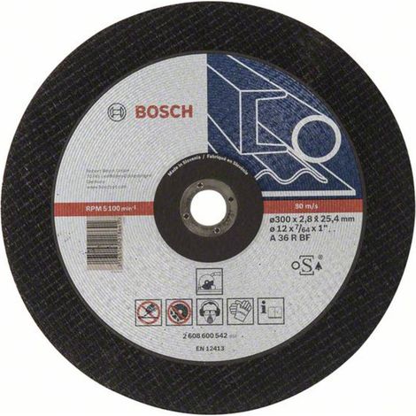 Disco da taglio BOSCH EXPERT con mozzo piatto Metalli speciali 300X2,8X25,4 MM - 2608600542