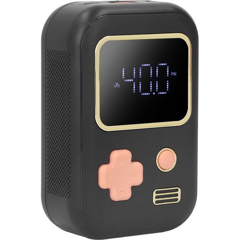 Gonfleur de pneus portable C01 avec compresseur d'air de 150 PSI, pompe à pneus rechargeable avec manomètre et lumière LED, gonfleur de pneus électrique pour vélos, motos et voitures. (1/5)