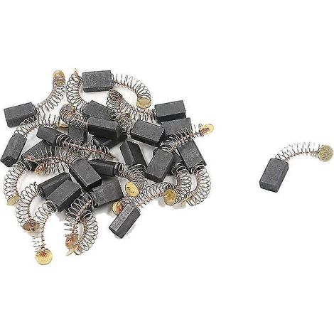 30 Stück Kohlebürsten für Elektromotoren (12 x 8 x 5 mm Basis)