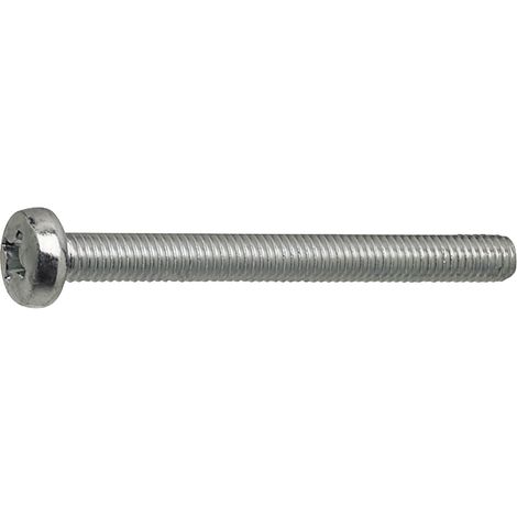 ISO7045 4.8 M 6x 12 Phillips Kreuzschlitz verzinkt Linsenschraube (DIN7985A)