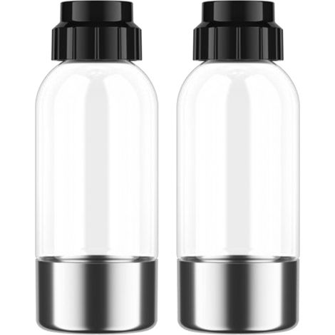 Juego de 2 botellas de 0,5 l para la máquina de agua con gas Aquabella. - LOT2BOUT0.5L - Naturamix -